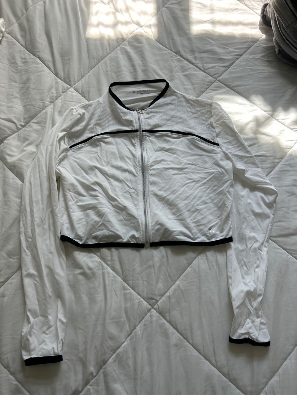 Sofi Bella cropped athletic jacket